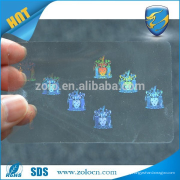 Customized transparent hologram hot stamping foil